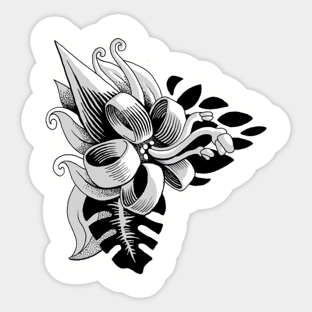 Bliss Flora Sticker by emilpytlik